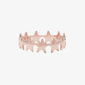 Rose Gold Seeing Stars Band Ring