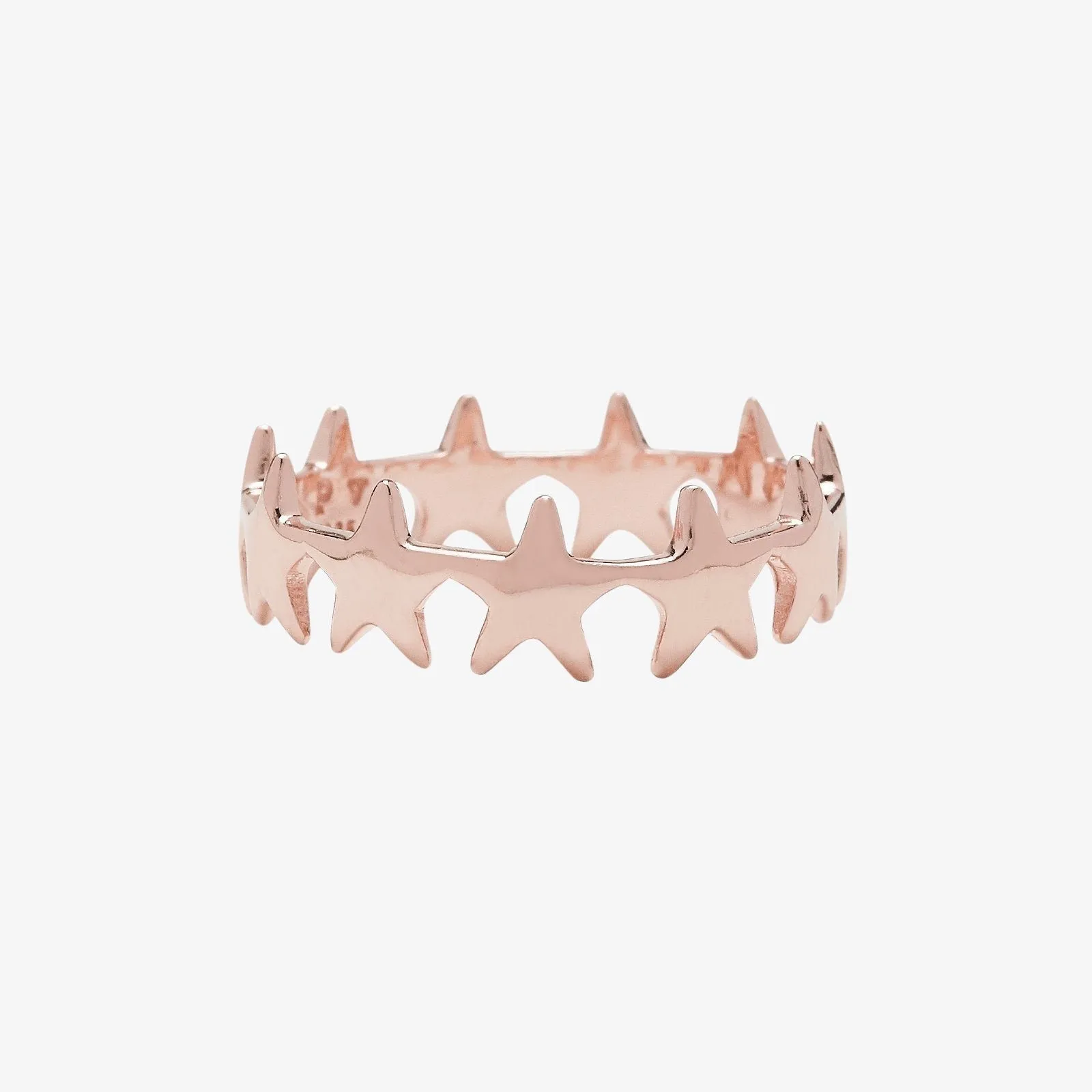 Rose Gold Seeing Stars Band Ring