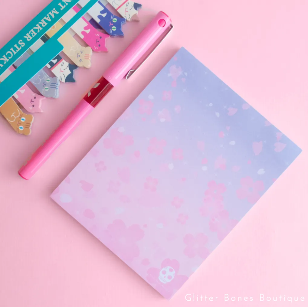 Sakura Memo Pad - Pastel Sunset