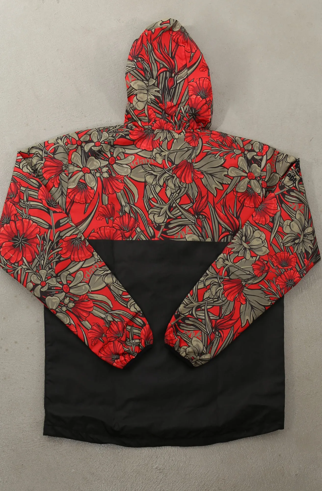 SAVS X Adapt :: Gold Blooded Floral (Men's Black/Red Full-Zip Jacket)