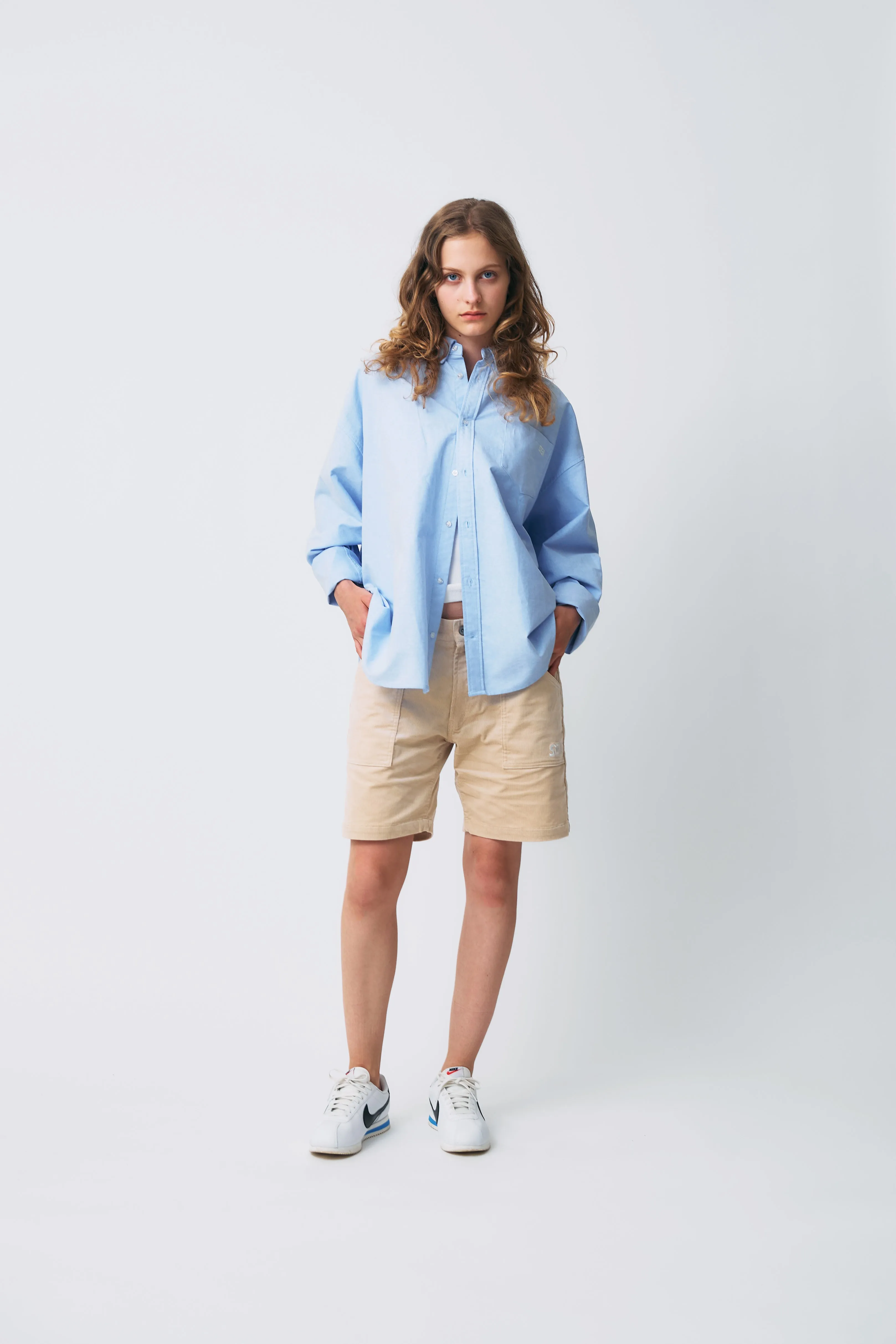 SEA CORDUROY SHORT / L.BEIGE