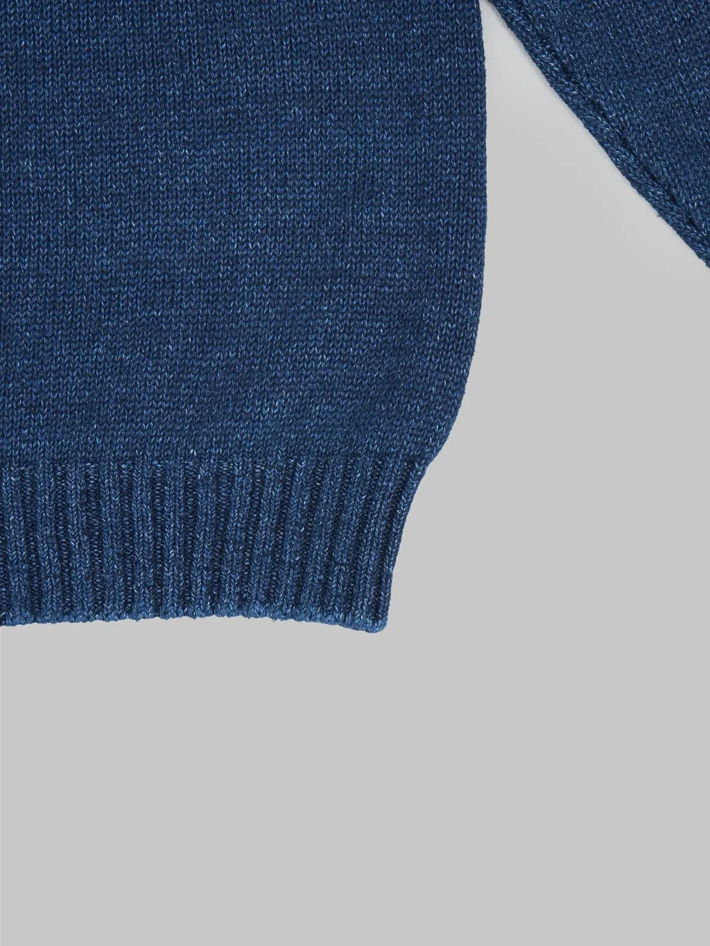 Seuvas Cotton Raglan Sweater Indigo