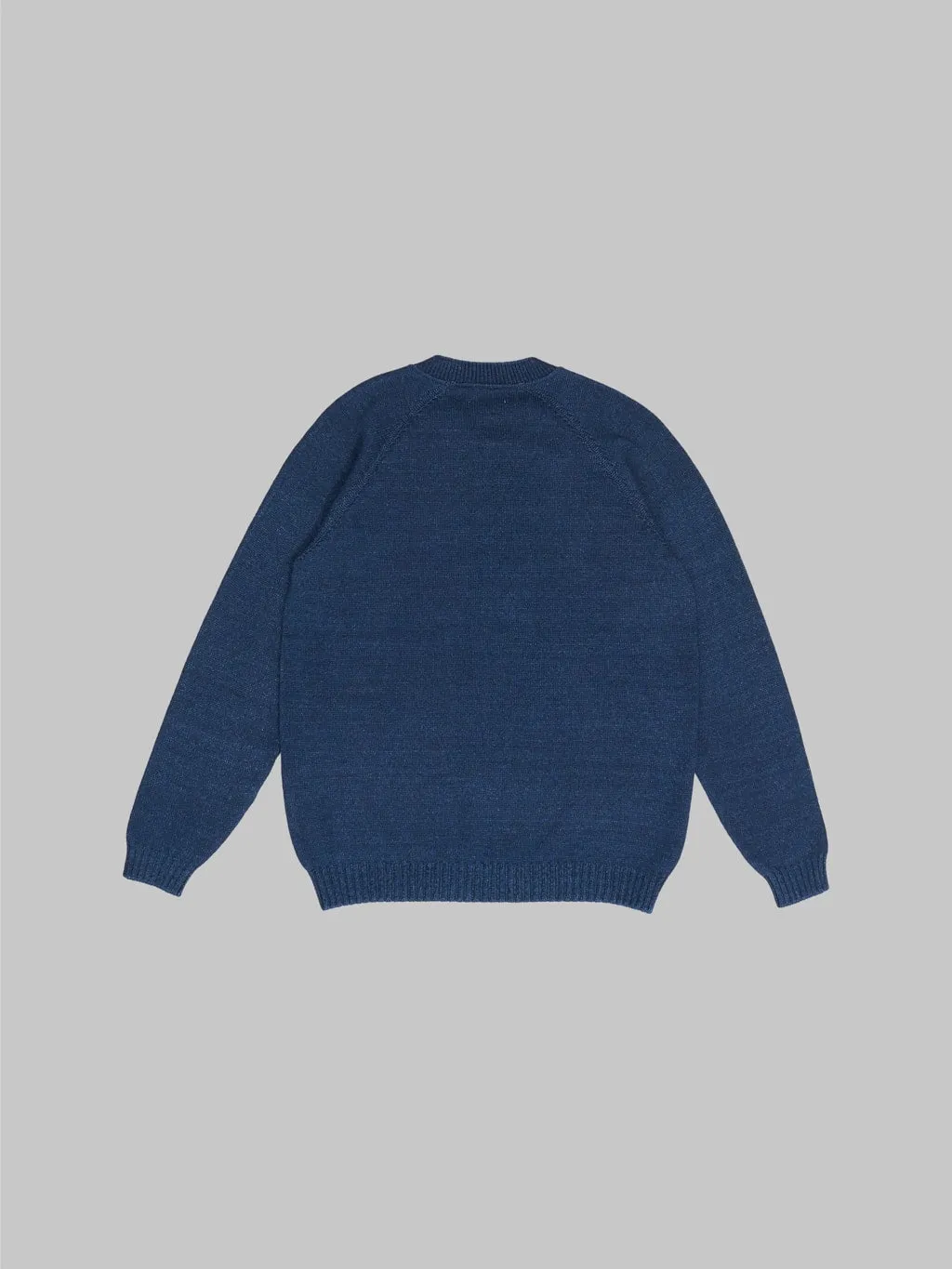 Seuvas Cotton Raglan Sweater Indigo