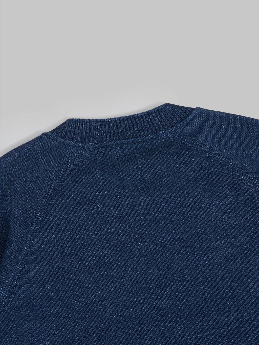 Seuvas Cotton Raglan Sweater Indigo