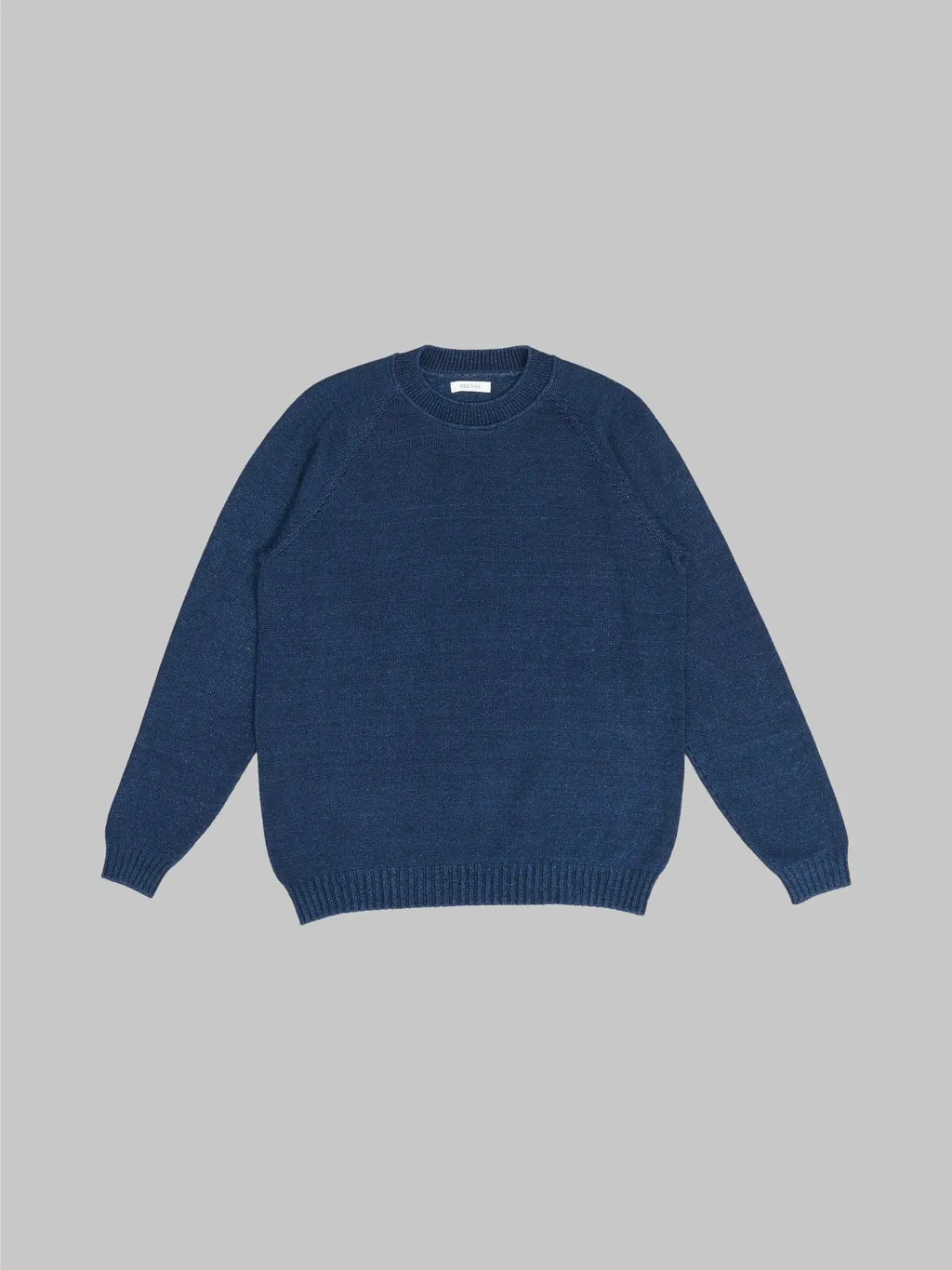 Seuvas Cotton Raglan Sweater Indigo