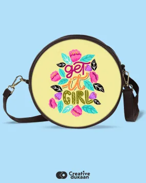 Sling Bag with Tagline "Get It Girl"