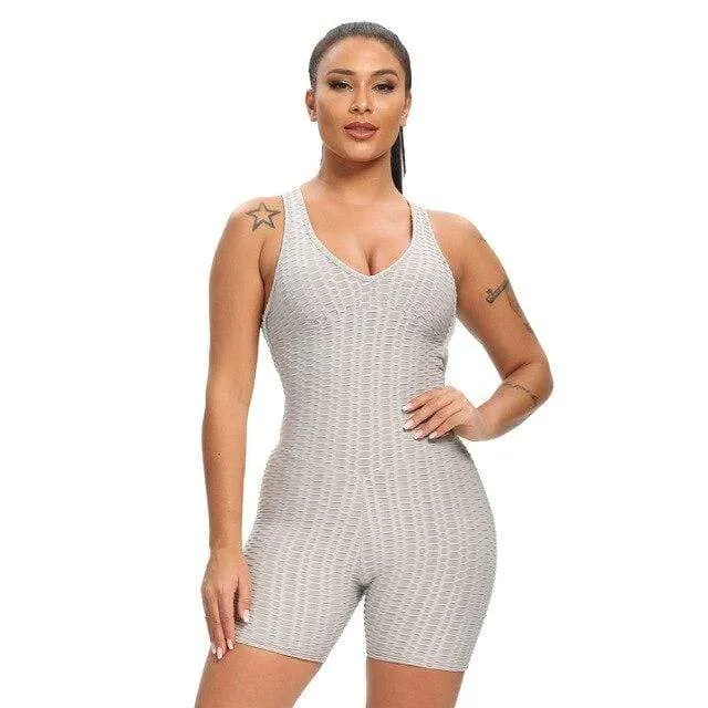 Spark One Piece Textured Fitness Playsuit