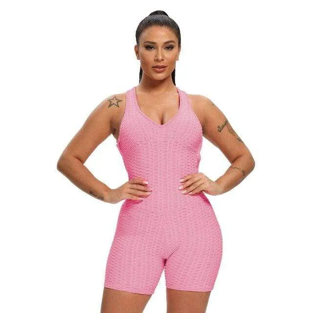 Spark One Piece Textured Fitness Playsuit