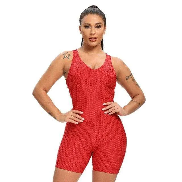 Spark One Piece Textured Fitness Playsuit