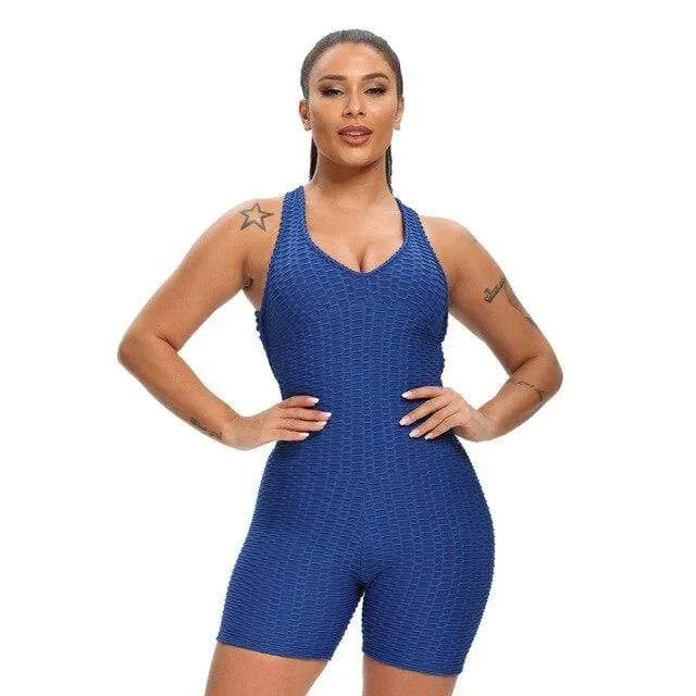 Spark One Piece Textured Fitness Playsuit