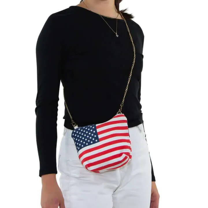 Stars and Stripes Canvas Crossbody