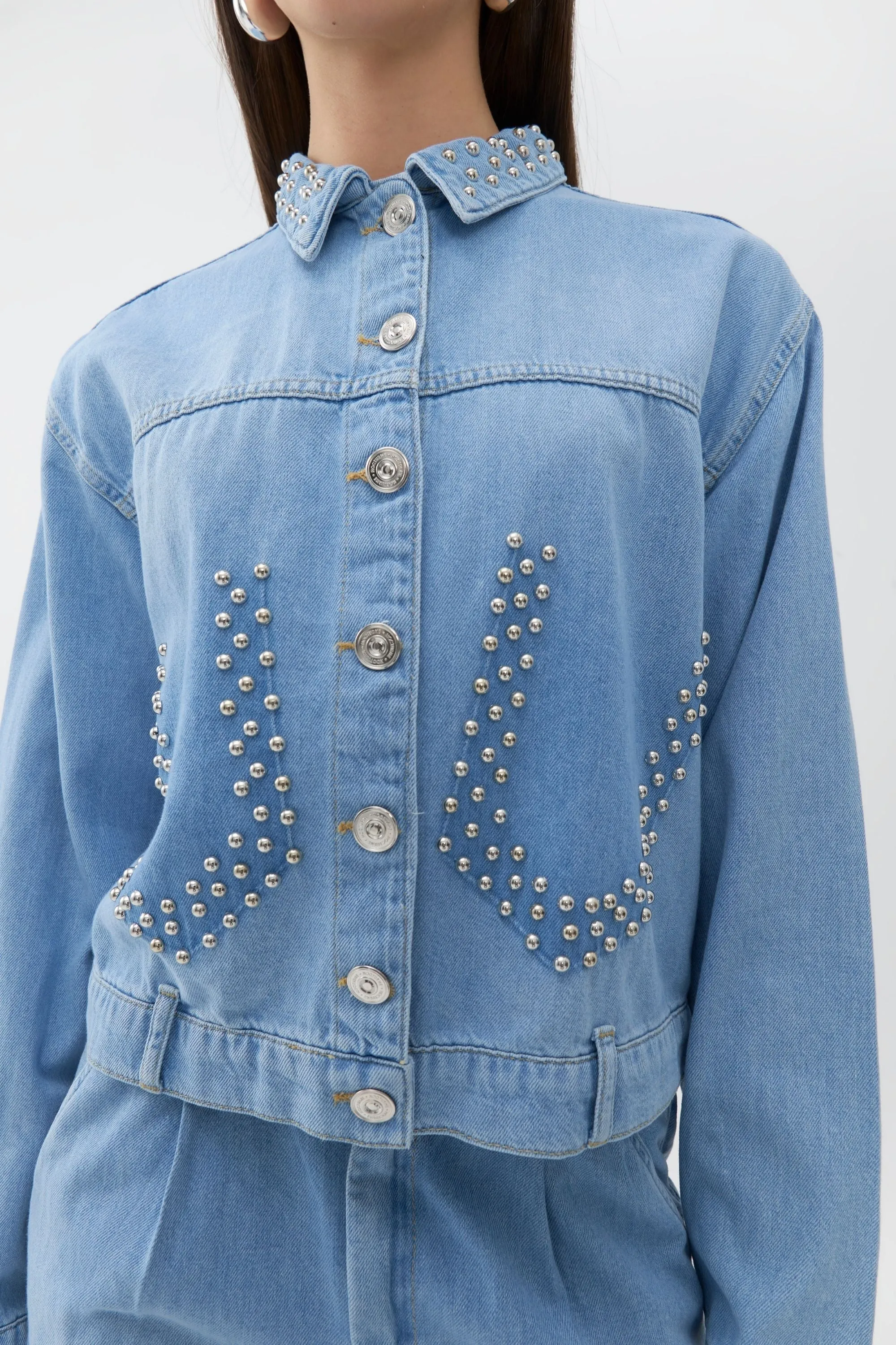 Studded Jean Jacket