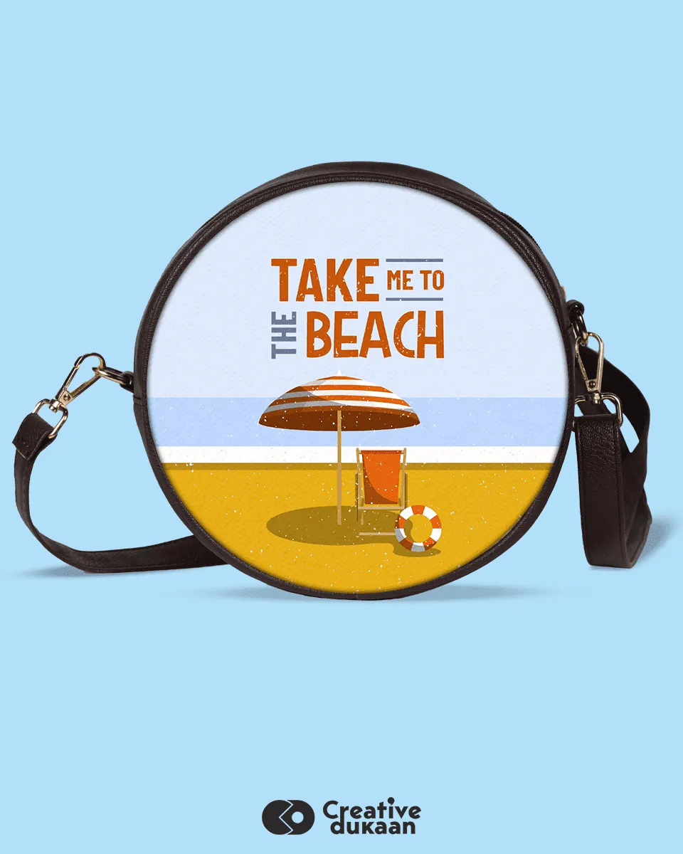 Take Me To The Beach Vegan Sling Bag