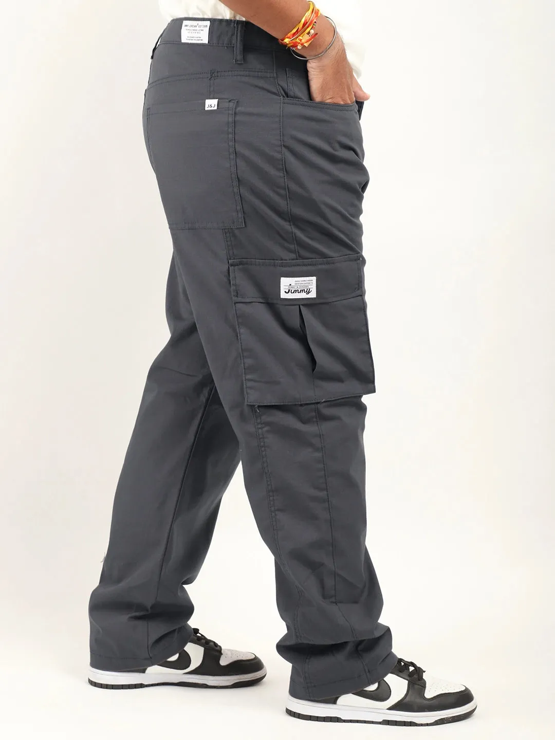 Tornado Full length Steel Grey Plus size cargo