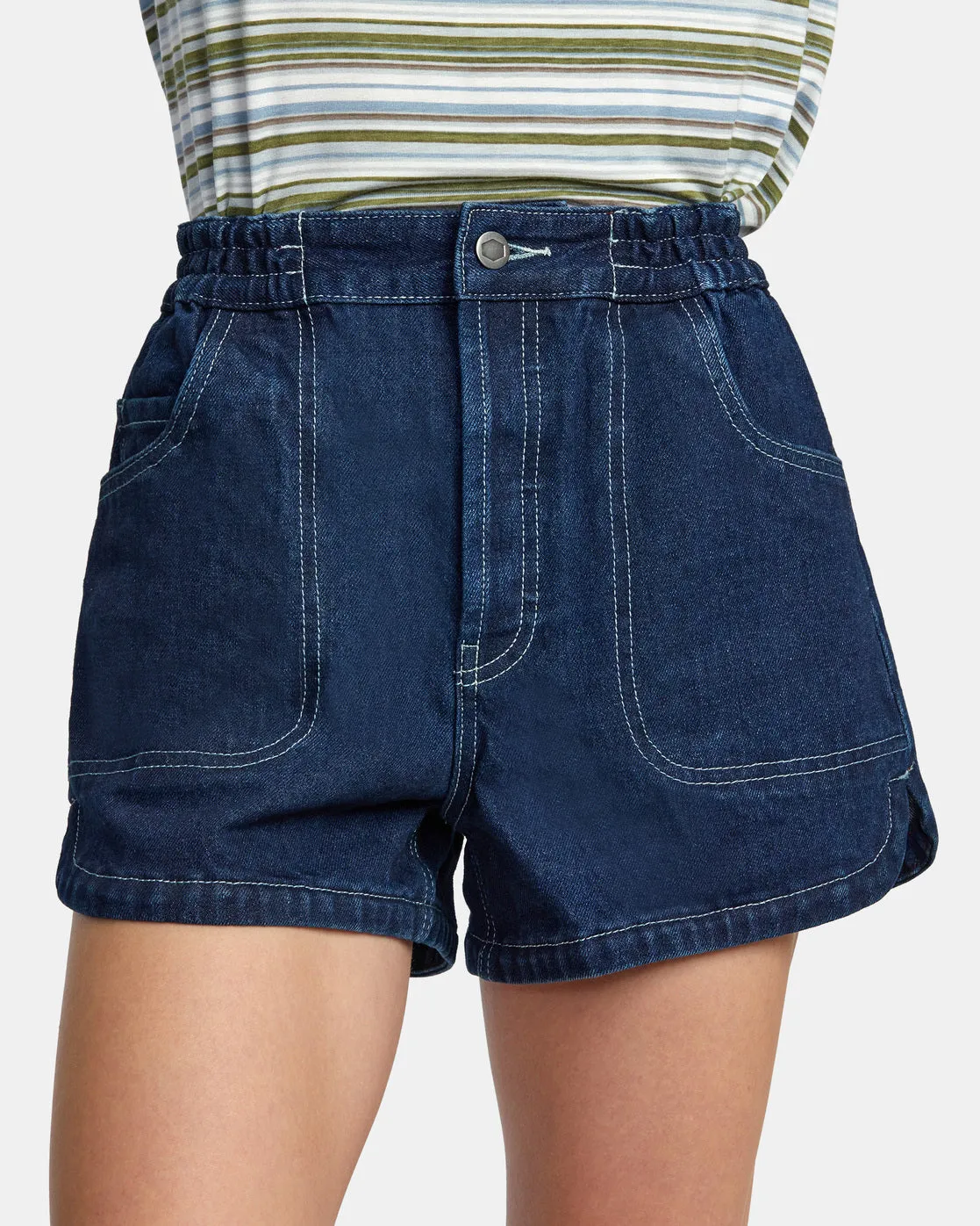 Venice Denim Shorts - Dark Indigo