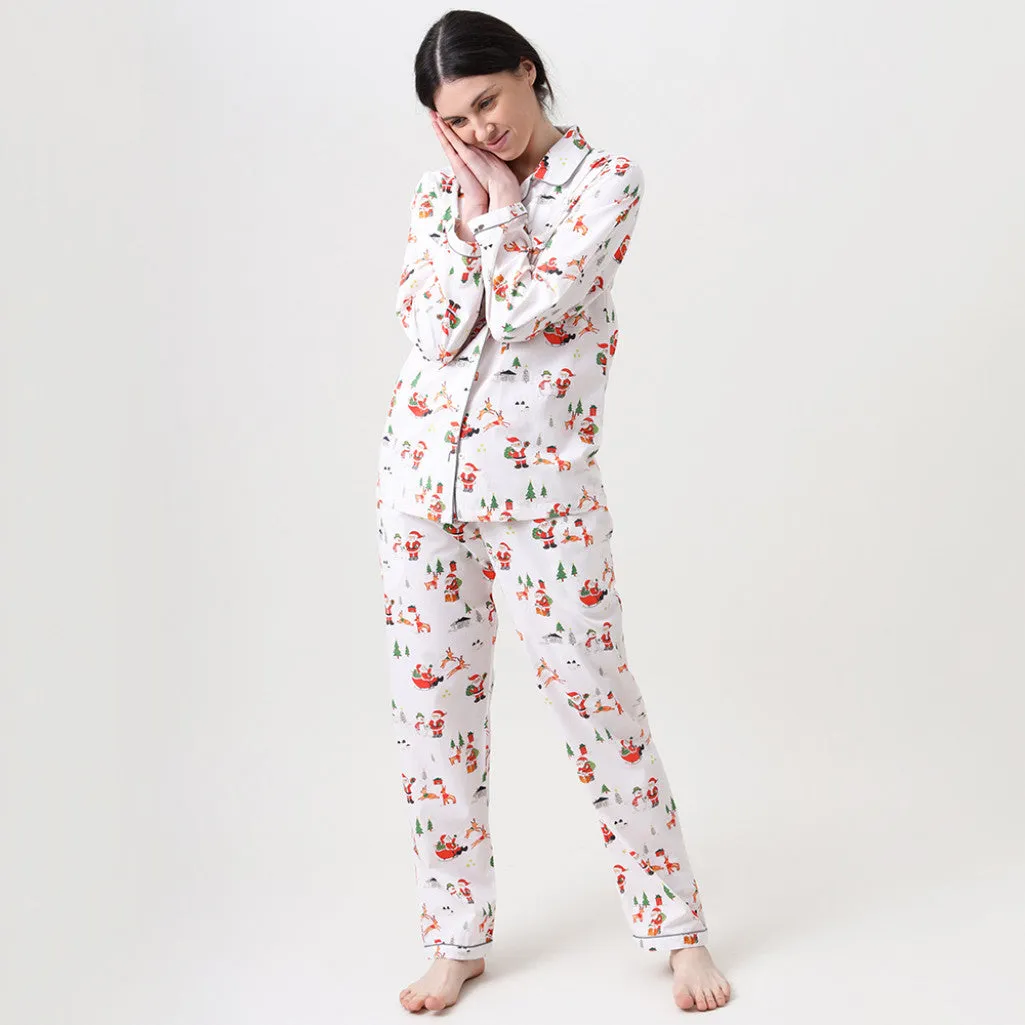 Women Dear Santa Pajama Set