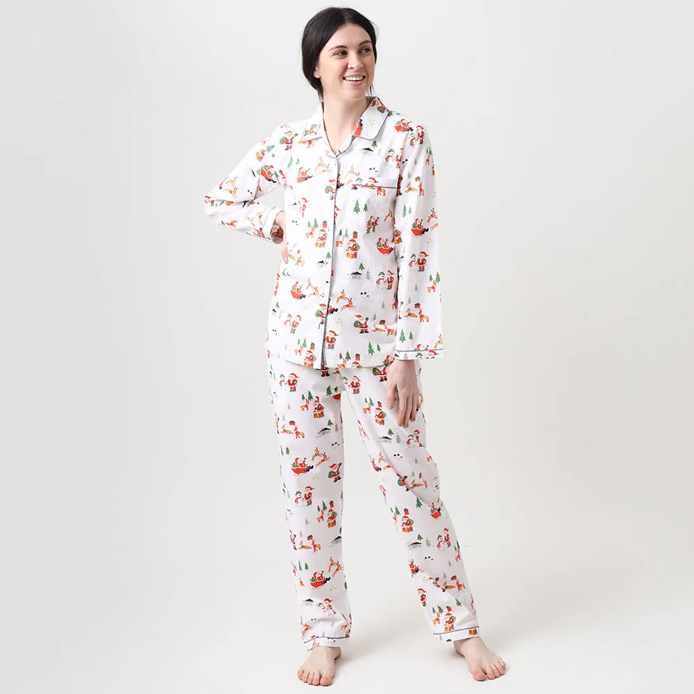 Women Dear Santa Pajama Set