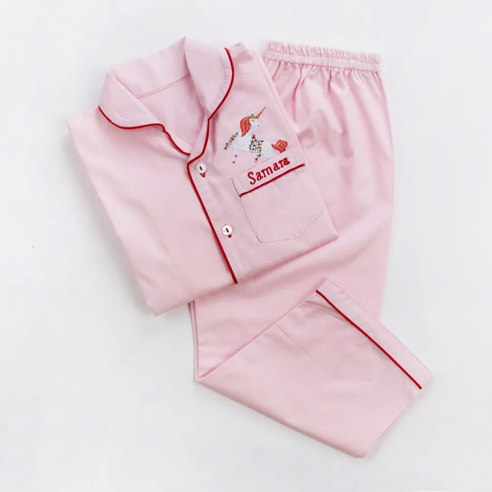 Women Happy Unicorn Pajama Set