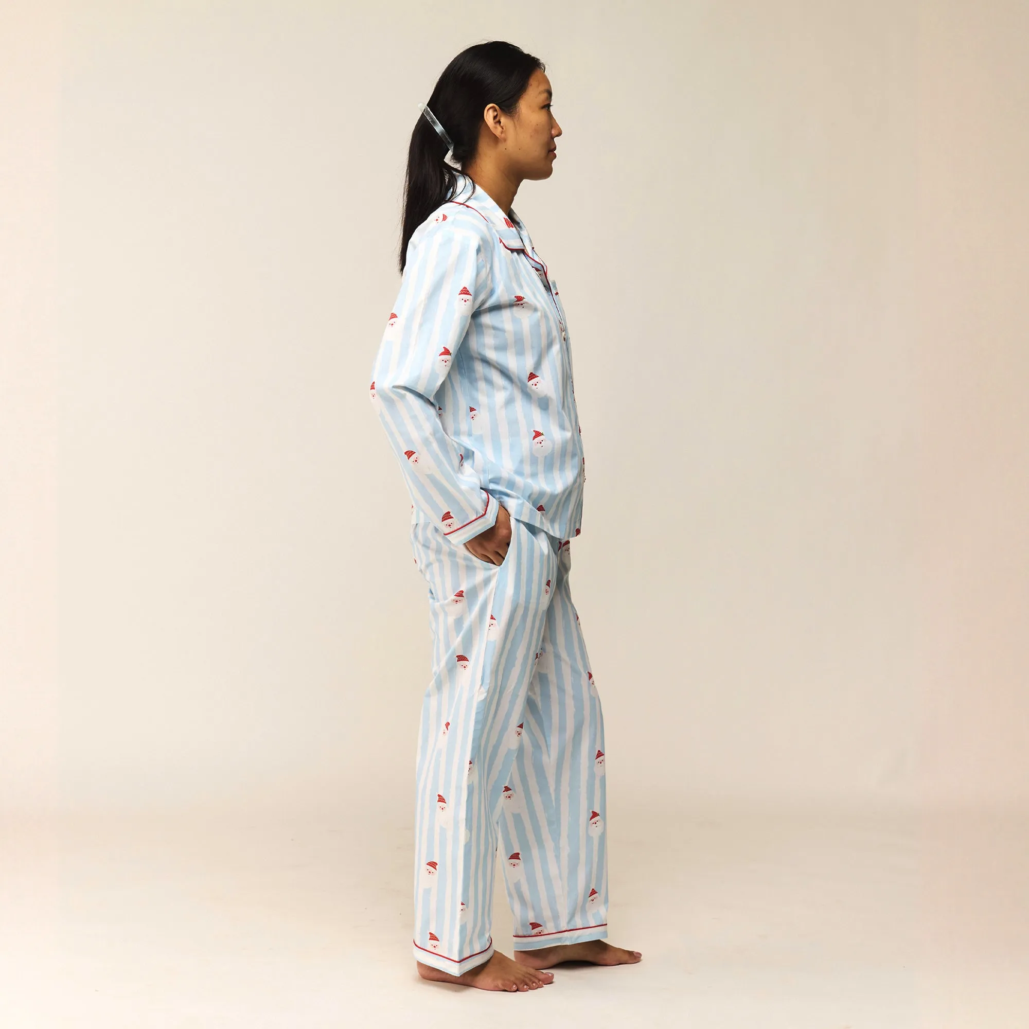 Women Jolly Striped Pajama Set