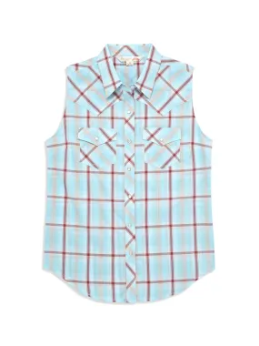 Women's Ely Cattleman Plaid Sleeveless Shirt