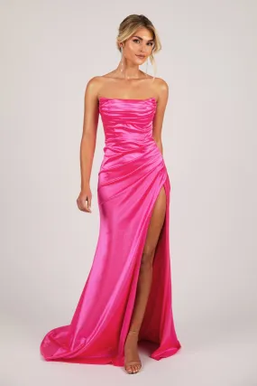 Zaria Gown - Hot Pink