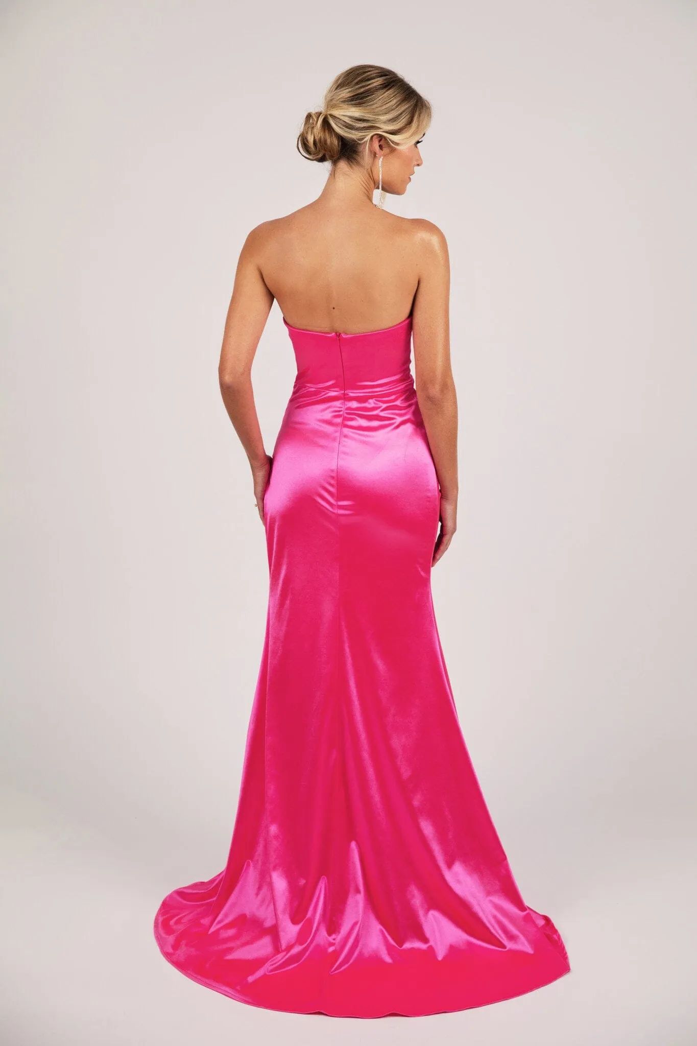 Zaria Gown - Hot Pink