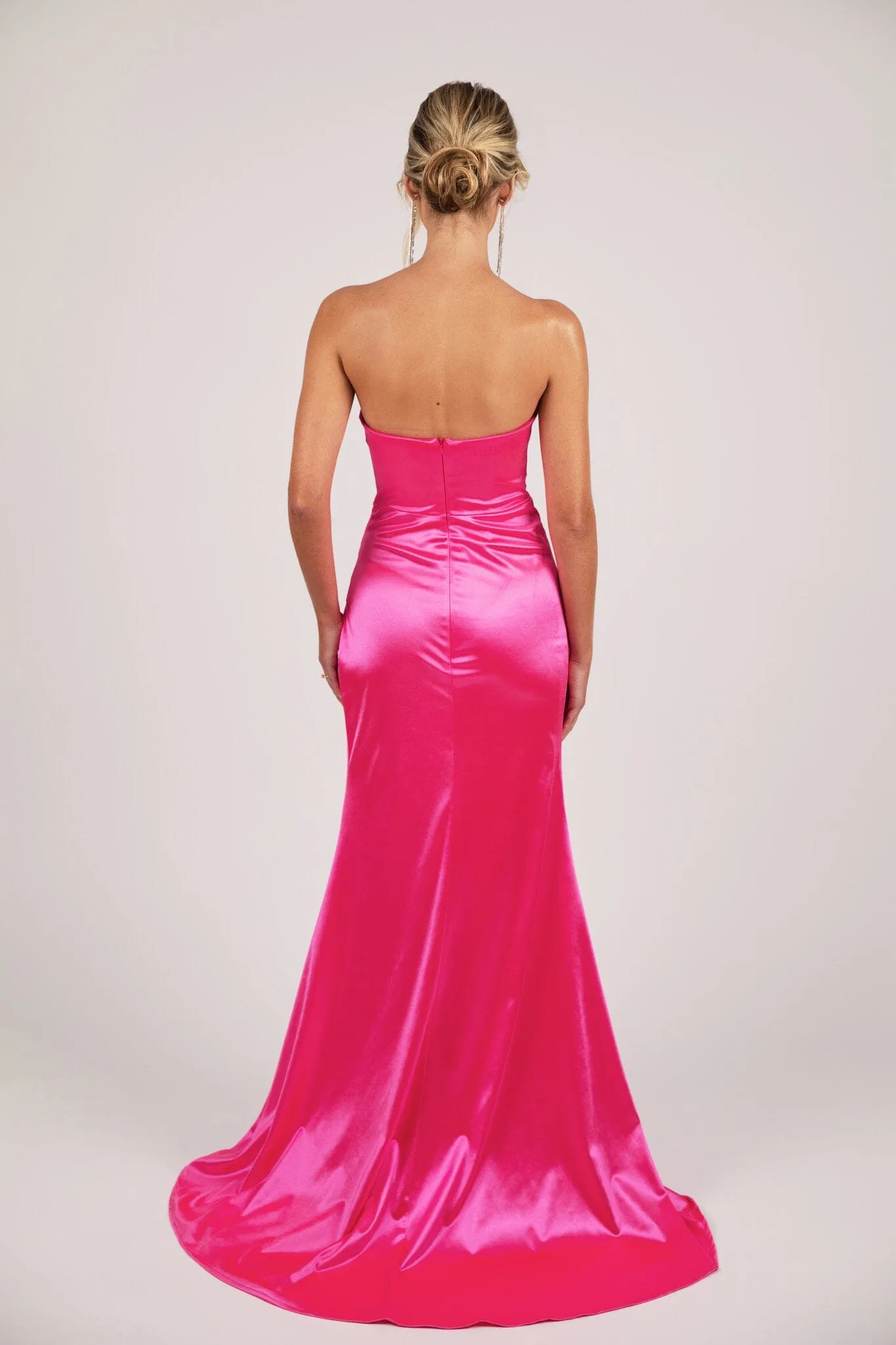 Zaria Gown - Hot Pink